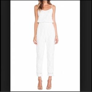 Gianni Bini White Lace Jumpsuit
